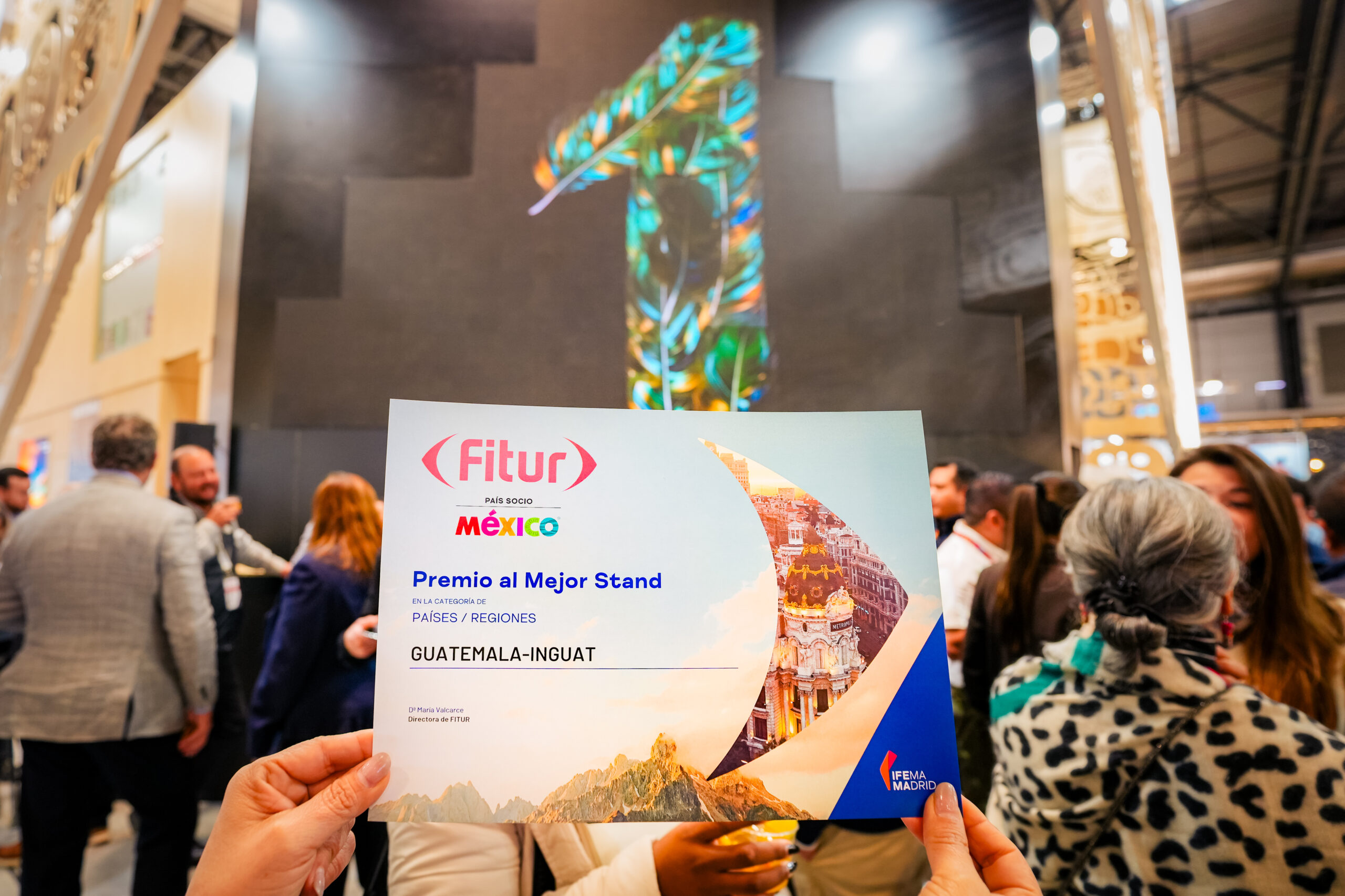 Guatemala obtiene el Premio al Mejor Stand de País en FITUR 2026