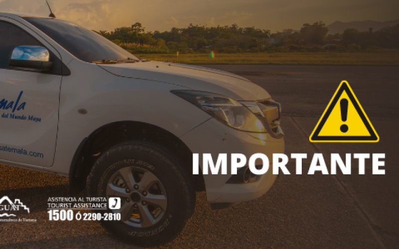 INGUAT informa a turistas nacionales y extranjeros sobre el estado de las carreteras