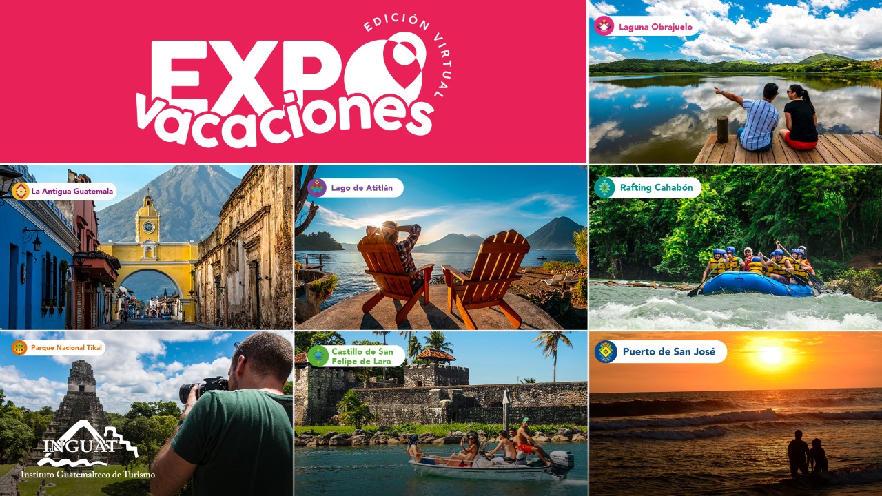 INGUAT PROMUEVE OFERTA TURÍSTICA DEL PAÍS  EN EXPOVACACIONES VIRTUAL 2020