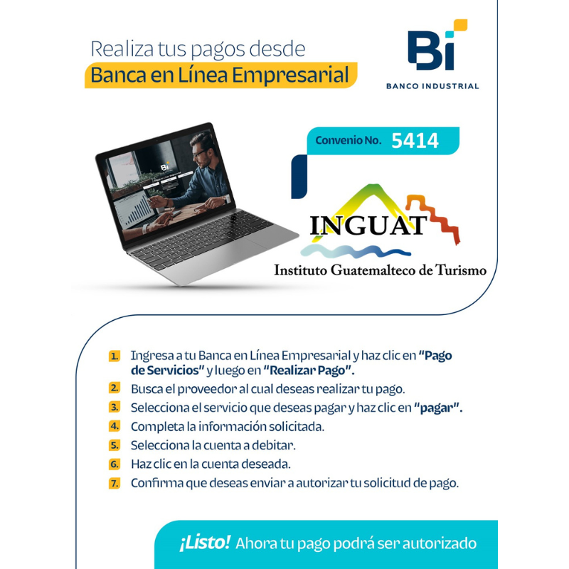 Realiza tus pagos desde Bibanking